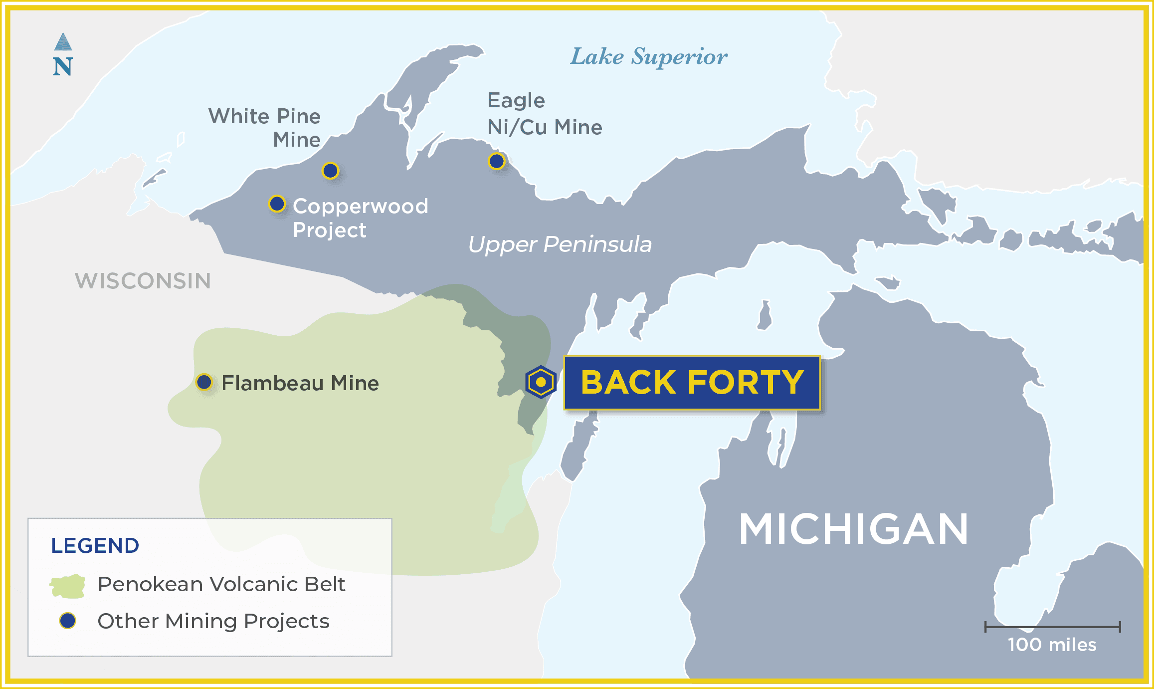 Back Forty project, Upper Peninsula of Michigan, USA